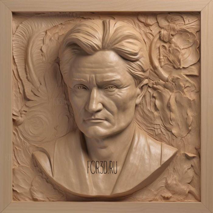 Conan O Brien 4 stl model for CNC